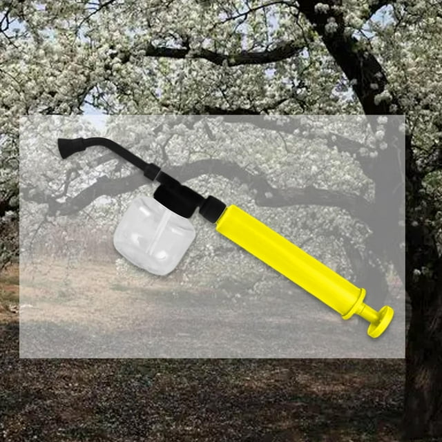 Dispensador de polvo para jardín, pulverizador de polen, herramienta de jardinería, polinizador de alta eficiencia para árboles frutales y flores.
