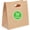 Die cut handle 11"-50pcs, variant on 200Pcs 11x6x11 Brown Kraft Paper Bags with Handle - Tote Grocery Bags Bulk for Restaurant, Bakery, Retail, Takeout