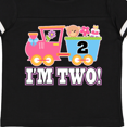 thumbnail image 4 of Inktastic 2nd Birthday Cute Pink Train Girls Toddler T-Shirt, 4 of 5
