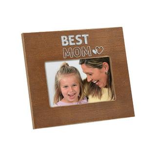 ThisWear First Time Mom Gifts Mother and Son Strong Roots Grow Beautiful  Leaves Birthday Gifts Mom Wood Laser 5x7 Portrait Picture Frame 