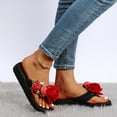 thumbnail image 7 of BONIXOOM Sandals Women Comfortable Clearance None None V-Day Casual Summer Womens Shoes Black Size 6, 7 of 7