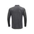 thumbnail image 3 of SAYOO Camiseta de manga larga para hombre, cuello alto, color sólido, jersey con escote de cremallera suave, tops informales ajustados para hombre SAYOO S M L XL XXL, 3 of 7