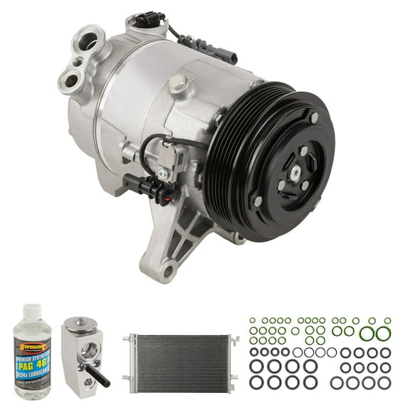 For Cadillac XTS 2013-2016 A/C Kit w/ AC Compressor Condenser & Drier - BuyAutoParts