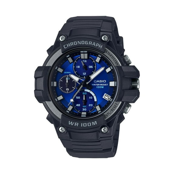 Casio Men's Heavy Duty Chronograph Watch, Blue Dial