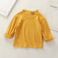 thumbnail image 2 of Girls Boys Long Sleeve Shirts Classic Plain Colored Toddler Tops Girls Under Shirts for Teen Boys 6-7 Years, 2 of 9