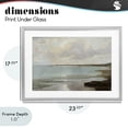 thumbnail image 4 of Stupell Industries Traditional At The Shore Horizon Gray Framed Print Under Glass, 23 x 17, by Christy McKee, 4 of 8