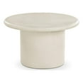 thumbnail image 1 of Meridian Furniture Emara Table Basse Intérieure / Extérieure en Béton Crème, 1 of 6