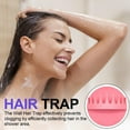 thumbnail image 5 of Shower Caddies,Shower Hair Catcher Wall Mounted Hair Catcher Hair Collector Suction Cup | Silicone Hair Catcher Wall Mounted | Suction Cup Hair For Shower Wall For Washstand Pet Bath, 5 of 9