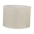 thumbnail image 3 of Drum Lamp Shade Fixture Hanging Light Cover Ceiling Light Shade Lampshade Bulb Guard for Dining Room Bedroom Restaurant Kitchen Hallway beige white 22x17cm, 3 of 10
