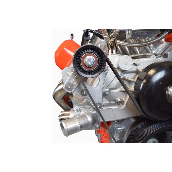 ICT Billet LS Truck Manual Belt Tensioner with Pulley LSX 4.8L 5.3L 6.0L Compatible with Silverado Sierra LS1 LS3 LS2 LQ4 LQ9 LS6 L92 L99 L33 LR4 551617X-3