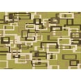 thumbnail image 1 of Ahgly Company Machine Washable Indoor Rectangle Transitional Chrome Gold Yellow Area Rugs, 5' x 7', 1 of 7