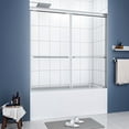 thumbnail image 4 of Dreamwerks 60" in. x 60" in. Bypass Shower Tub Door in Polished Chrome Finish, 4 of 4