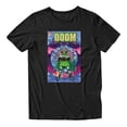 thumbnail image 2 of Marvel Comics Retro Doctor Doom & Galactus Battle Comic Villain Men's T Shirt (Black, S-XXXL), 2 of 4