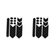 thumbnail image 1 of Eigraketly Bike Frame Protector Sticker Tape Bicycle Cover Protect Fibra de Carbono Negro 2Conjunto, 1 of 1
