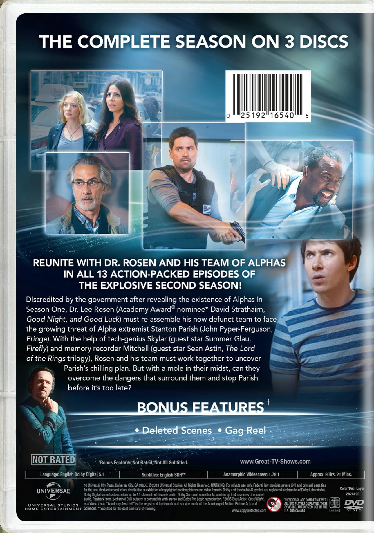 Alphas: Season 2 (DVD)
