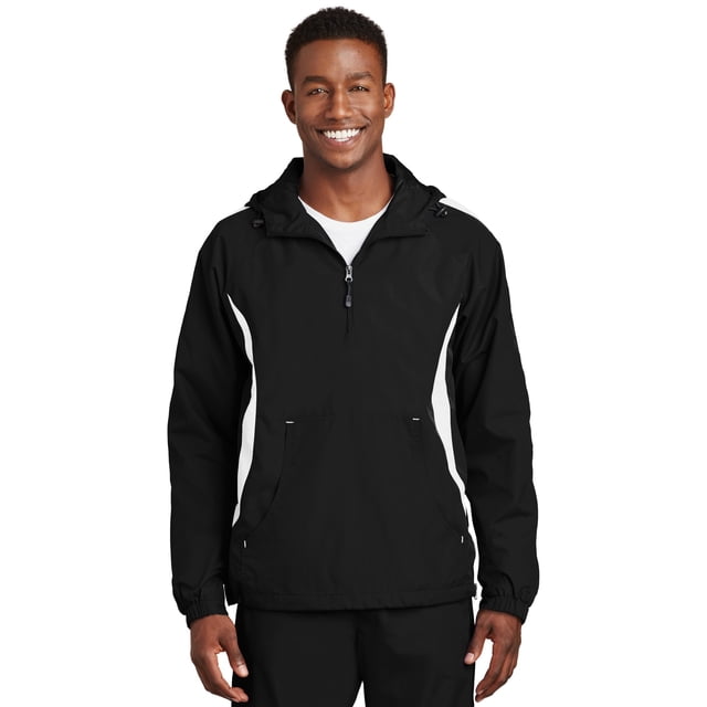 Sport-Tek® Colorblock Raglan Anorak. JST63 deporte-tek JST63