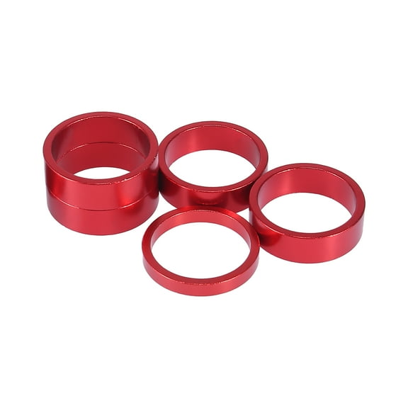 1 Set Headset Spacer for Bicycle Handlebar Stem Spacers  28.6mm Fit for 1 1/8 in Red 5 10 mm