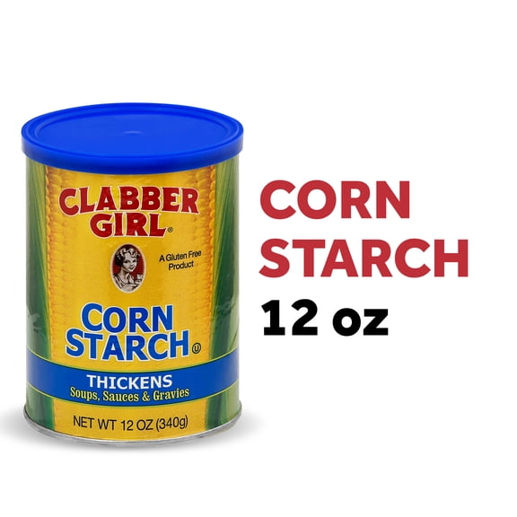Clabber Girl Corn Starch, Gluten Free, 12 OZ