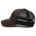 thumbnail image 2 of Remington Mens Weathered LC Logo Hat Dark Brown/Black, 2 of 3