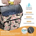 thumbnail image 2 of Travel Cooler Bag - Dachshund and Flower Camping Beer Cooler Backpack with Bottle Opener- Waterproof Insulated Picnic Backpacks - Cooler Bag for Beach, 2 of 6