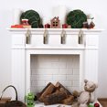thumbnail image 1 of Adorno Navideño de Madera Maciza para Casa | Miniatura Colgante de Madera | Decoración Rústica Navideña Color Caqui | Adorno Ligero y Duradero para Árbol | Perfecto para Árboles de Navidad, Coronas,, 1 of 6