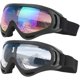 thumbnail image 1 of Gafas de esquí, paquete de 2, gafas de snowboard para niños, niños y niñas, jóvenes, hombres y mujeres, casco compatible con protección UV 400, resistencia al viento, lentes antirreflejos Xemadio WMZL-613-3, 1 of 7
