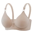 thumbnail image 4 of Bibifish Women's T-Shirt Bras Deep V Adjustable Straps Padded Molded Cup Wireless Bras Everyday Dress Leisure Wear Daily Bras, 4 of 4