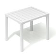 thumbnail image 5 of Crestlive Products Outdoor Side Table, 18" x 13.8" Aluminum Rectangular Patio End Table, All-Weather, White, 5 of 7