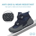 thumbnail image 5 of Zapatos de senderismo Mishansha para niños y niños, antideslizantes, azules, talla 13, 5 of 5