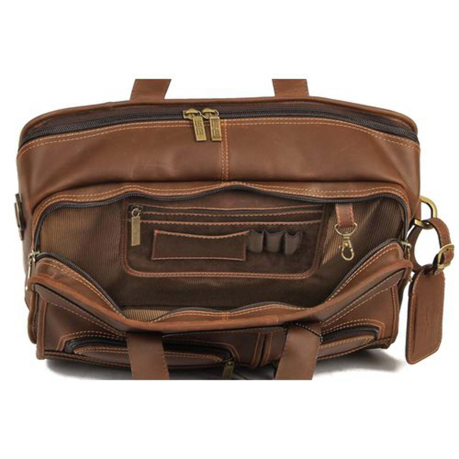 Claire Chase 151E-cafe Executive Computer Briefcase - Cafe