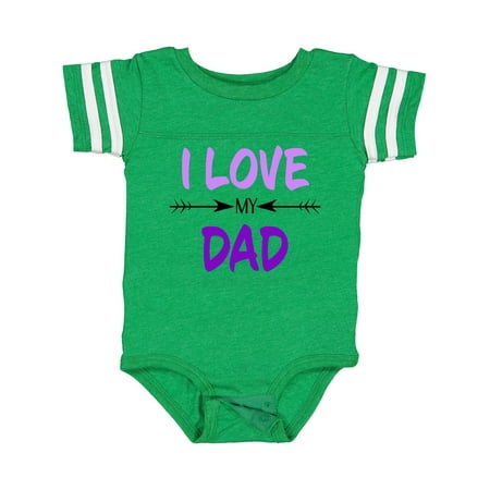 

Inktastic I Love My Dad Fathers Day Gift Baby Boy or Baby Girl Bodysuit
