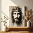 thumbnail image 6 of Qisvanset Jesus Christ Crown of Thorns Portrait Canvas Wall Art 15.75x11.81 Inches, 6 of 8