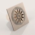 thumbnail image 1 of desagüe de ducha de latón, desagüe de piso cuadrado antiolor, accesorios de baño, marrón, 10 * 10 cm TUNC Sencillez, 1 of 3