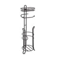 thumbnail image 2 of SunnyPoint Bathroom Toilet Tissue Paper Roll Storage Holder with Reserve and Shelve; ORB, 2 of 5