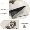 thumbnail image 6 of Nautical Anchor 2'x6' Runner Rugs for Hallway Kitchen Bedside Non Slip Washable, Vintage Coastal Rudder Farmhouse Beige Entryway Rug Runners with Rubber Backing, Long Carpet Runner for Laundry Room, 6 of 8