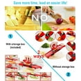 thumbnail image 2 of AGPtek Mandolin Slicer Vegetable Cutter Chopper Dicer - 6 Interchangeable Blades Kitchen Cutter Potato Onion Cutter Cheese Slicer Veggie Cutter with Peeler+Hand Protector+Food Storage Container, 2 of 8