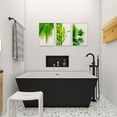 thumbnail image 5 of ALFI brand AB9528-BM Black Matte Wall Mounted 4 Prong Robe / Towel Hook, 5 of 10