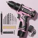 thumbnail image 1 of Juego de taladros inalámbricos VIWKO Electric Power Drill de 18 V con accesorios, 1 of 7