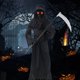 thumbnail image 2 of Disfraz Dark Knight Reaper Phantom para Con Ojos Brillantes Y Niñas Color Rojo, 2 of 9