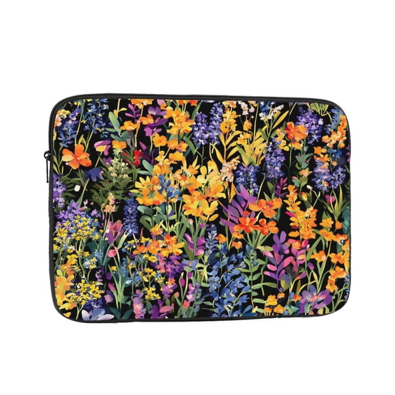 Laptop Case Shockproof Sleeve Water Resistant Computer Bag Fits Tablet Notebook Ultrabook For Travel Office 10 Inch Flowers (5)