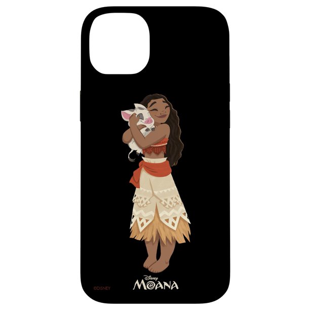 Funda para iPhone 14 Plus de Disney con Moana y Pua