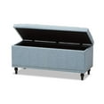 thumbnail image 2 of Banc de Rangement Kaylee Bleu Pâle, 2 of 8