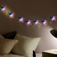 thumbnail image 4 of Karymi Red White and Blue Lights Remote Control String Plug In Indoor Outdoor String Lights, Ideal for Any Patriotic Decorations & Independence Day Decorations, 9.84 F Clearance, 4 of 6