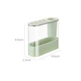 thumbnail image 5 of Clear Knife Block Organizer - Countertop Dock for Kitchen Cutlery Storage (24.5x8.3x21.3cm), 5 of 5