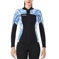 thumbnail image 1 of Vela de buceo 1.5 mm Tops de traje de neopreno Mantenga en caliente Wetsuits Cálido Chaqueta de buceo Scuba Buceo Traje de la canoa Surf para aeróbicos de agua Snorkeling Blue M Speravity OD003291-17, 1 of 7