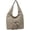 Khaki, variant on Hsqqdc Pleated Underarm Bag, Lightweight Large Capacity Tote Commuter Handbag for Women