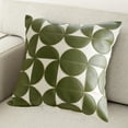 thumbnail image 4 of Ovzne Cute Small Fresh Living Room Sofa Pillow Pillow Set Flowers Bed Window Green Cushion Bedside Cushion, 4 of 6