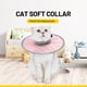 thumbnail image 5 of Collar de cono para gatos Deja de lamer Collar de recuperación de cuello con nervaduras ajustables Tomshoo Collar, 5 of 7