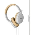 thumbnail image 2 of Edifier P841 Comfortable Noise Isolating Over-Ear Headphones With Microphone And Volume Controls - White, 2 of 7