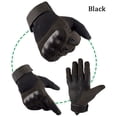 thumbnail image 3 of Guantes tácticos de carcasa dura de cuero de Súper Fibra para hombres, protección de equitación, anticorte, entrenamiento físico, guantes militares del Ejército, 3 of 4